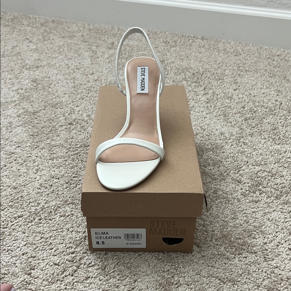 Steve Madden Ice Leather Heels